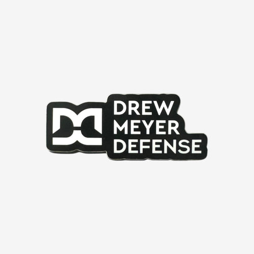 Drew Meyer Defense - 3x1.2" (White)