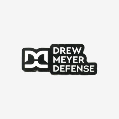 Drew Meyer Defense - 3x1.2" (White)