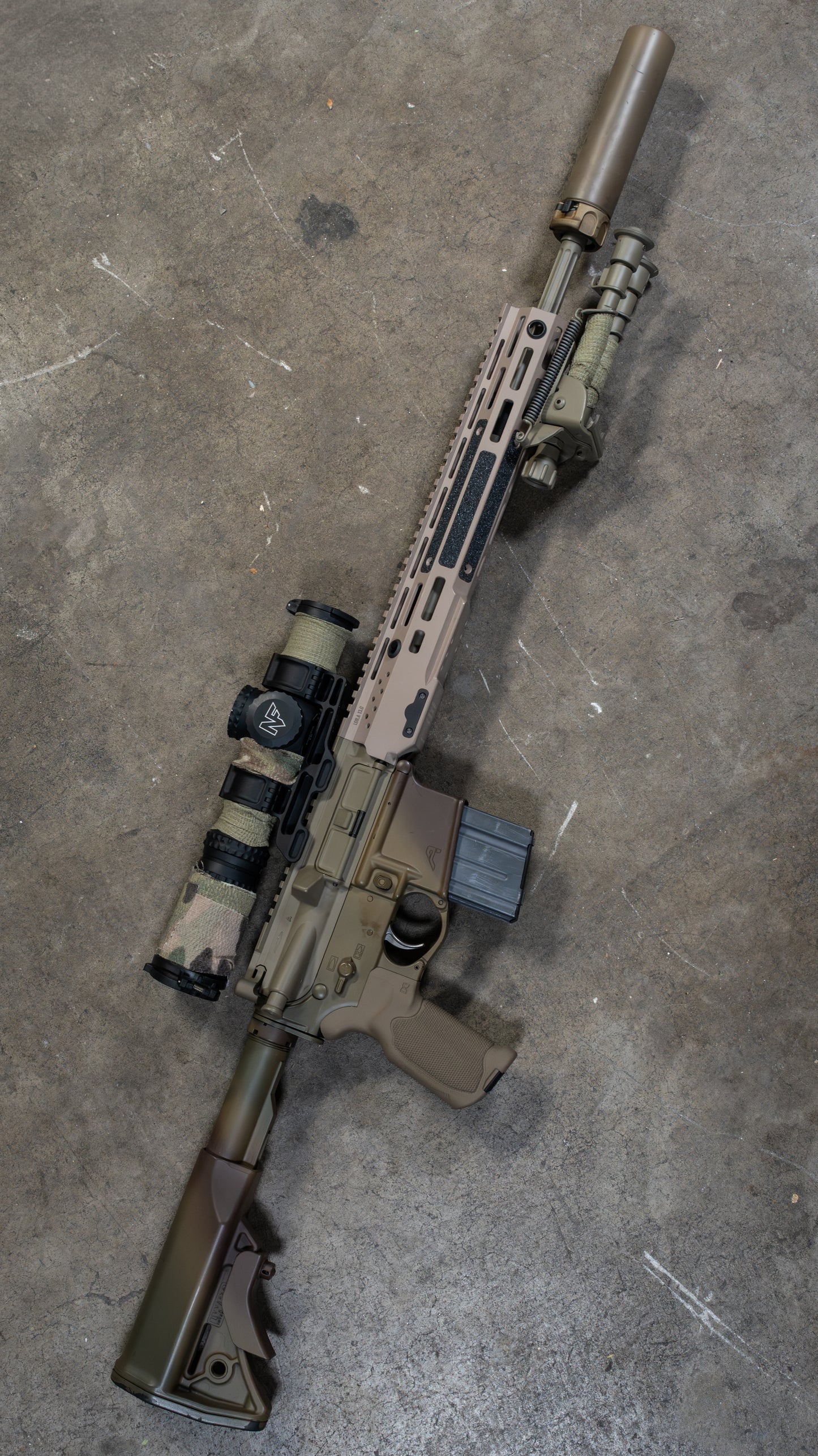 Flat Dark Earth Reduced Angle Grip (RAG)